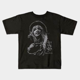 Stevie nicks Scribble art Kids T-Shirt